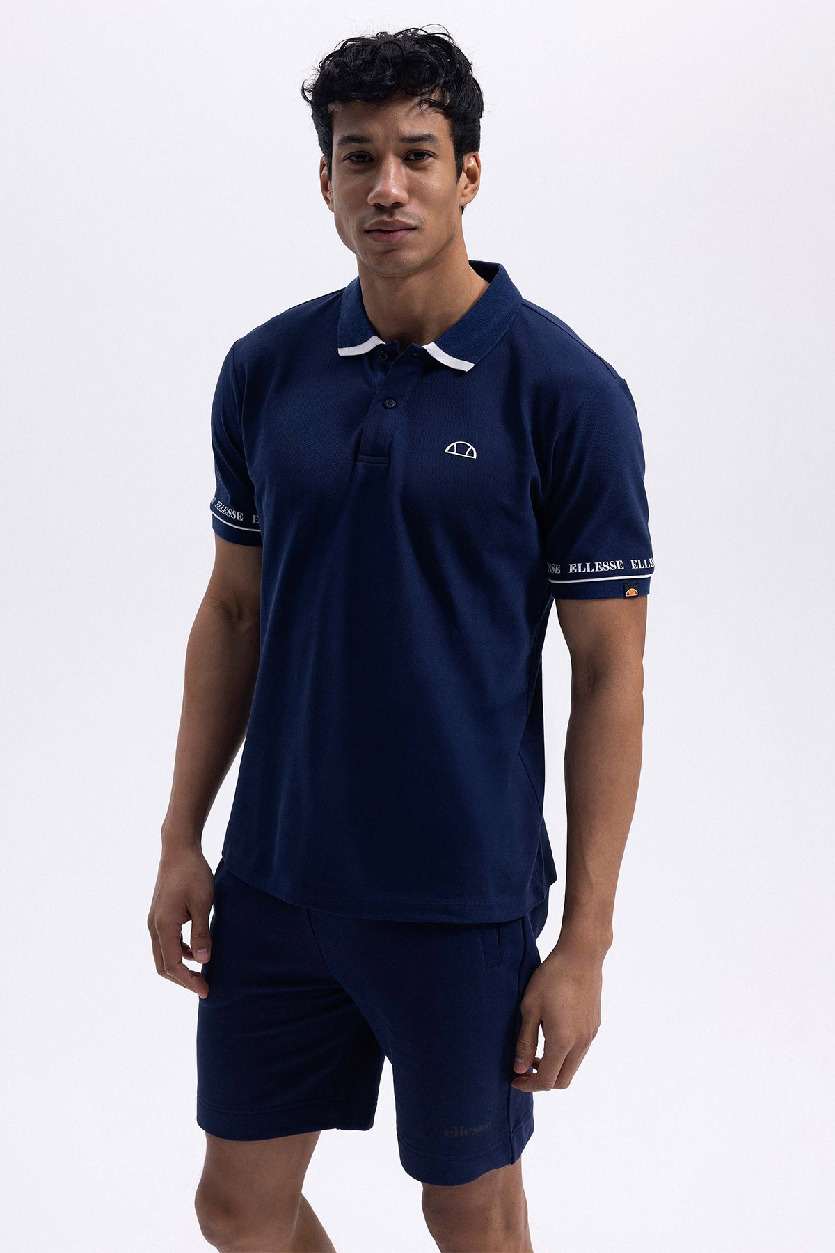 Ellesse Erkek Polo Yaka Lacivert Tişört EM375-NV