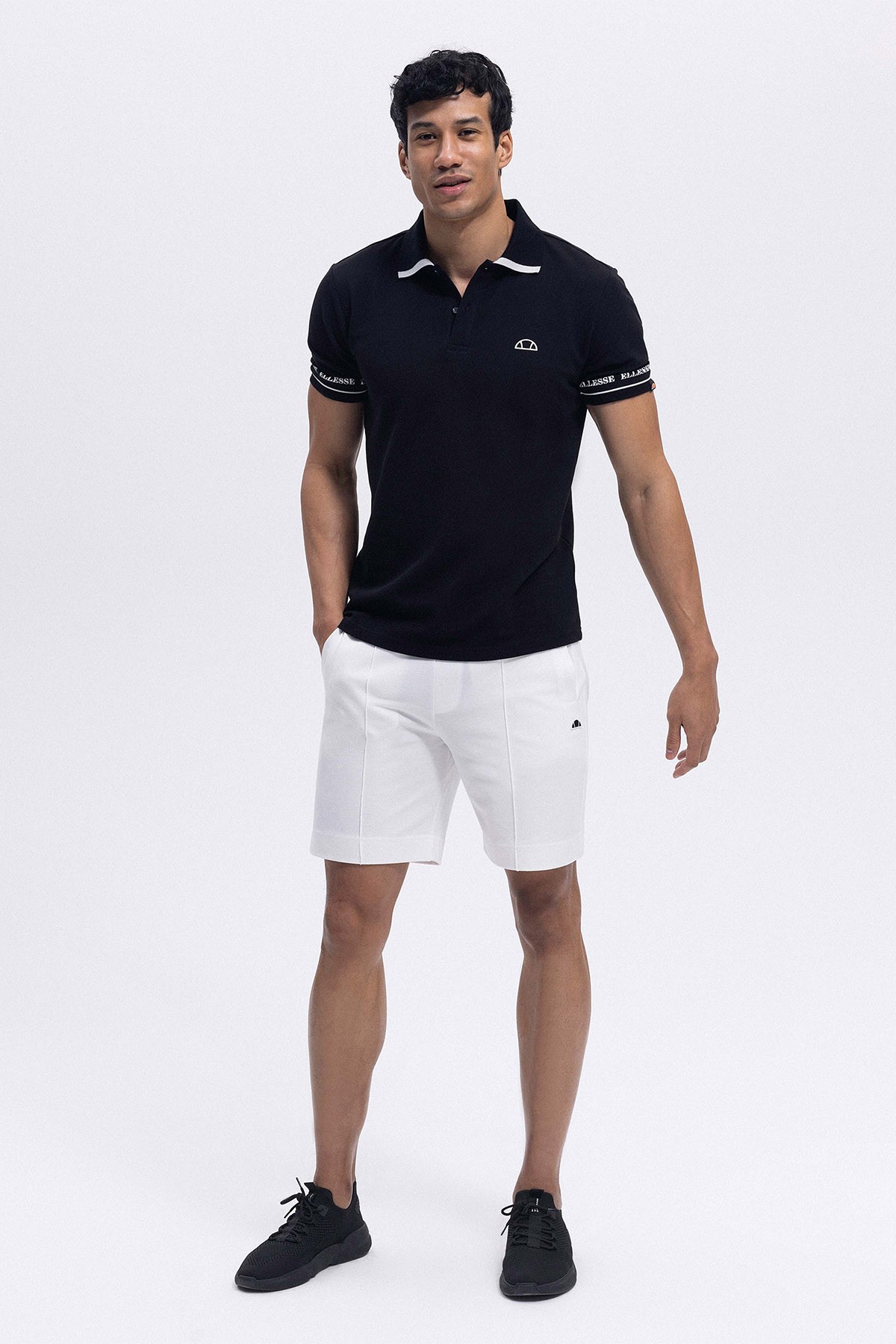 Ellesse Erkek Siyah Polo Yaka Tişört EM375-BK