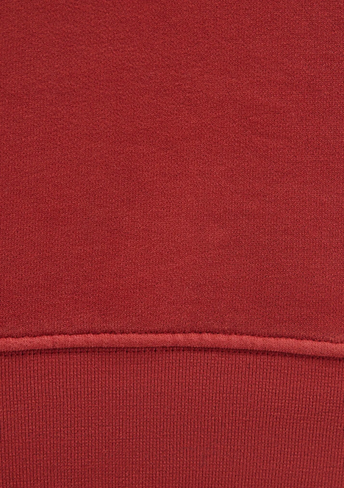 Bisiklet Yaka Kırmızı Erkek Sweatshirt