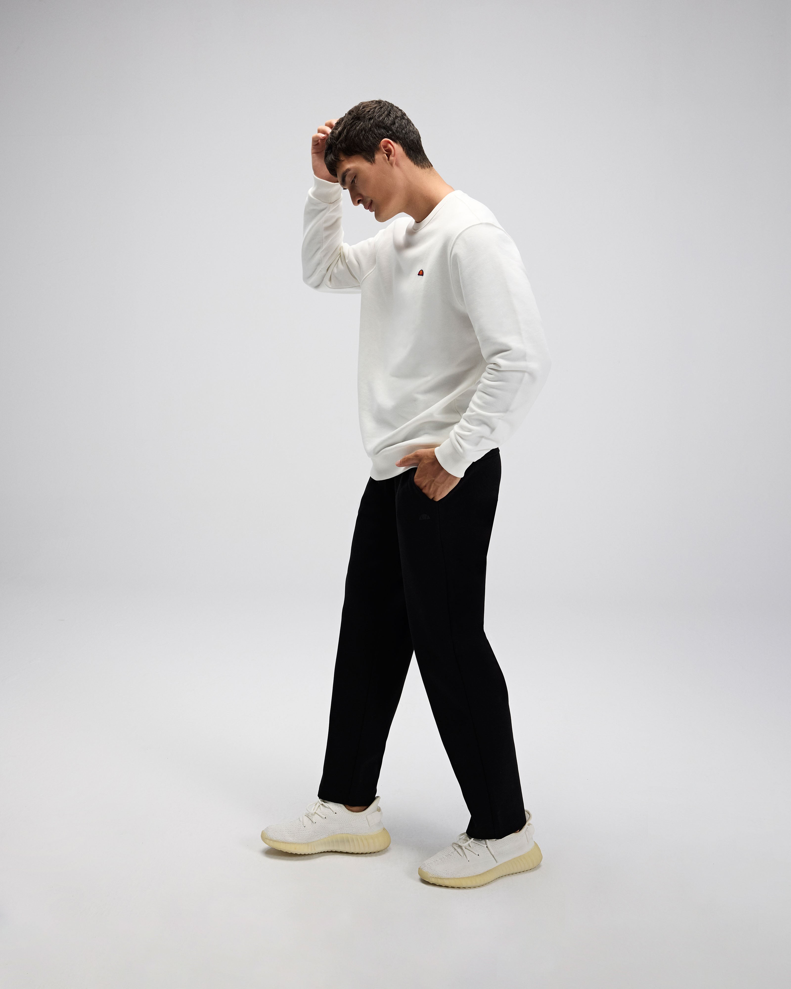 Beyaz Erkek Sweatshirt EM579-OF