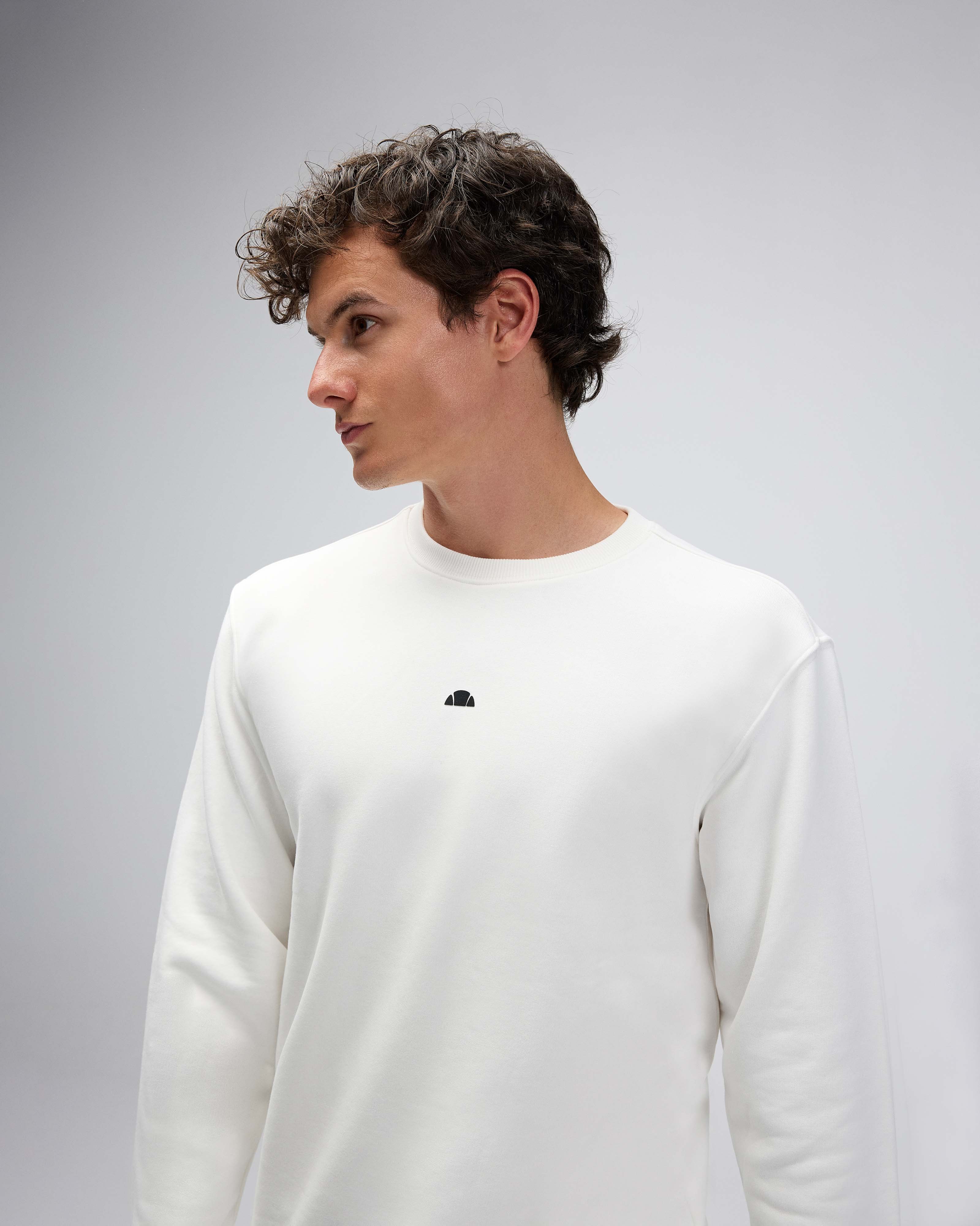 Beyaz Erkek Sweatshirt EM556-OF