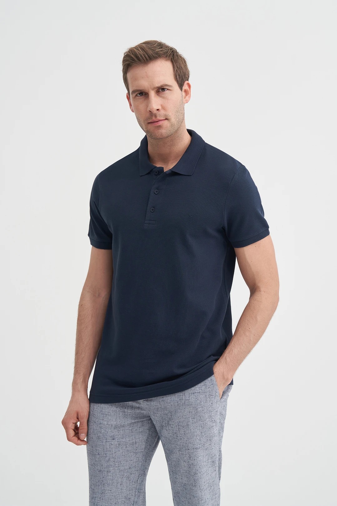 Cazador CAZ 4613 Battal Erkek Polo Yaka Tişört - Laci
