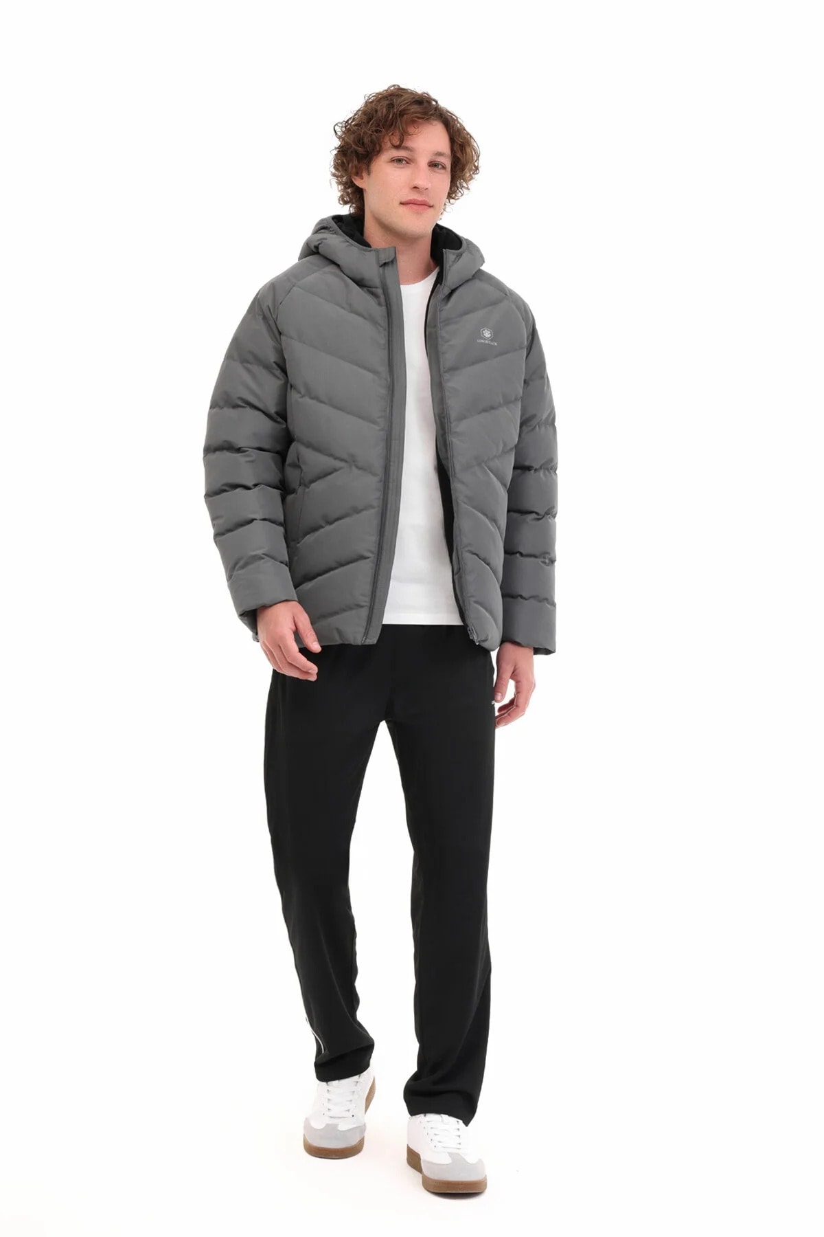 ML ADALBERT COAT 5PR Gri Erkek Kısa Kaban