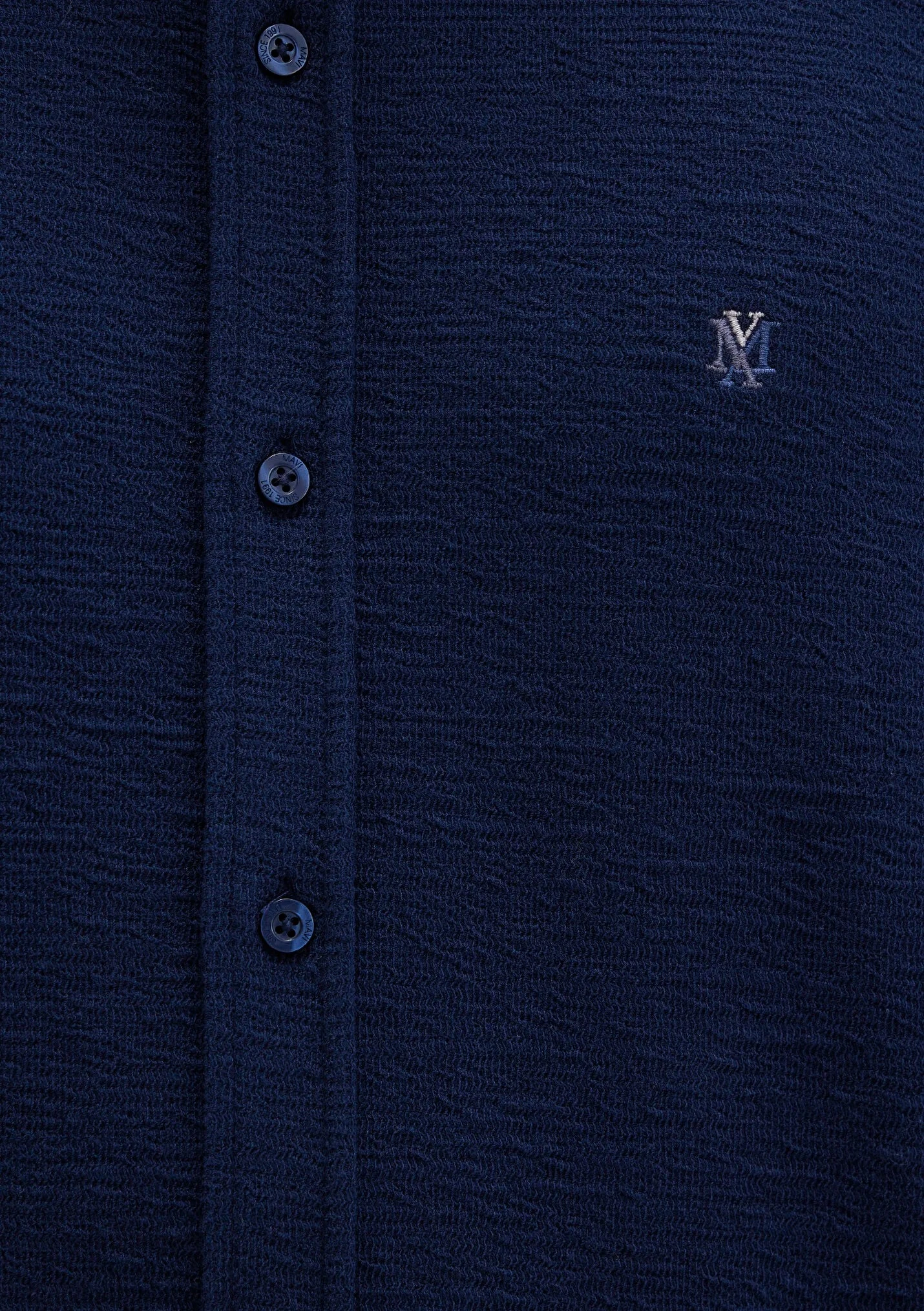 Erkek Uzun Kol Lacivert Gömlek