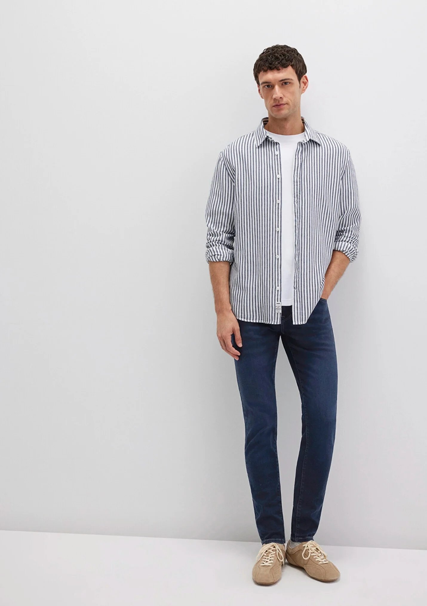 JAMES Premium Koyu Mürekkep Erkek Jean Pantolon