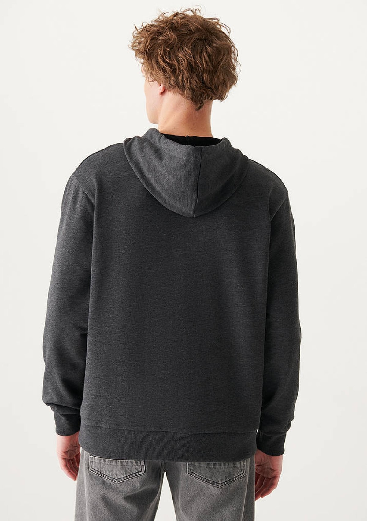 Mavi 1991 Baskılı Sweatshırt Antrasit Melanj