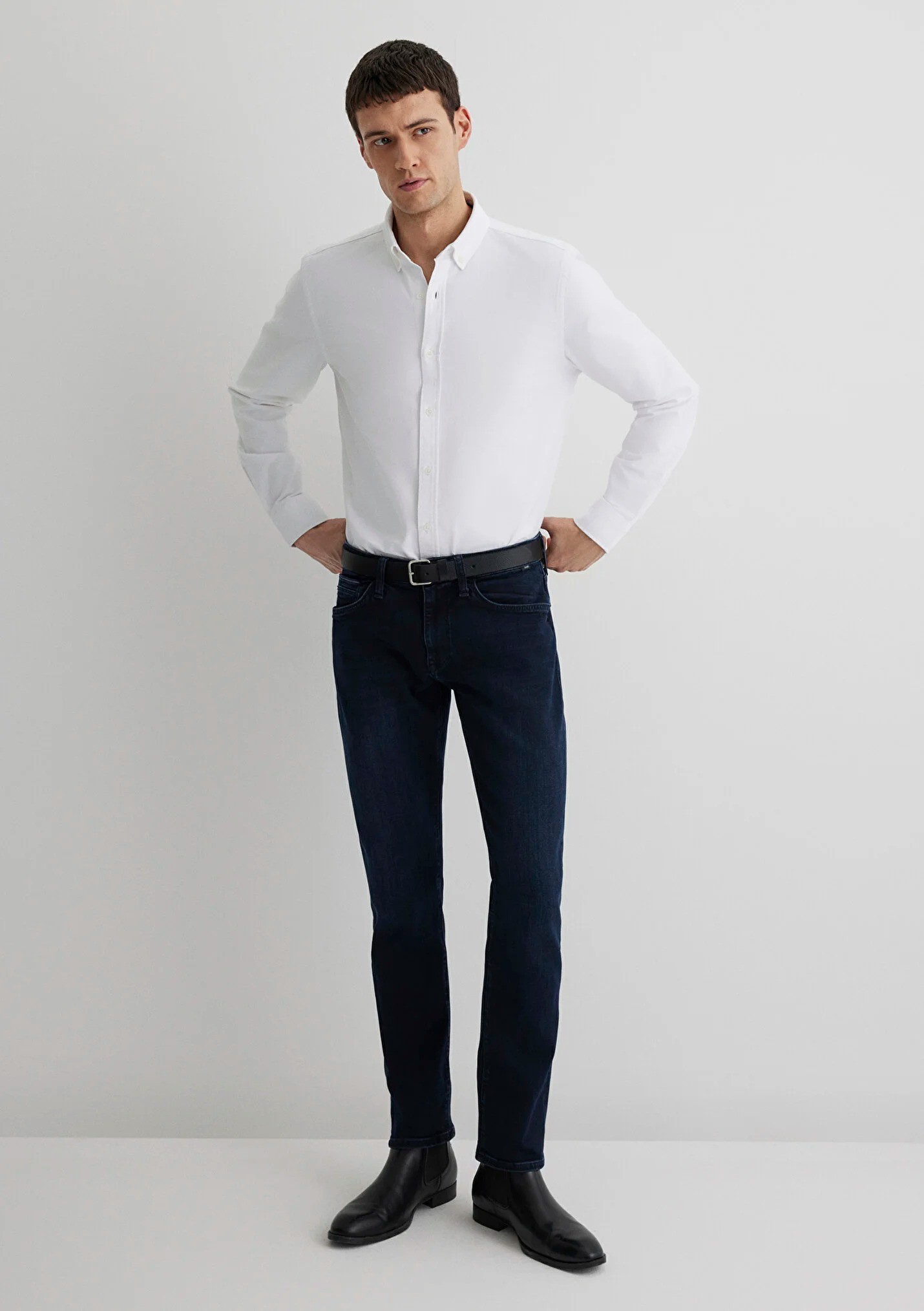 MARCUS Premium Blue Mürekkep Mavisi Erkek Jean Pantolon 0035187841