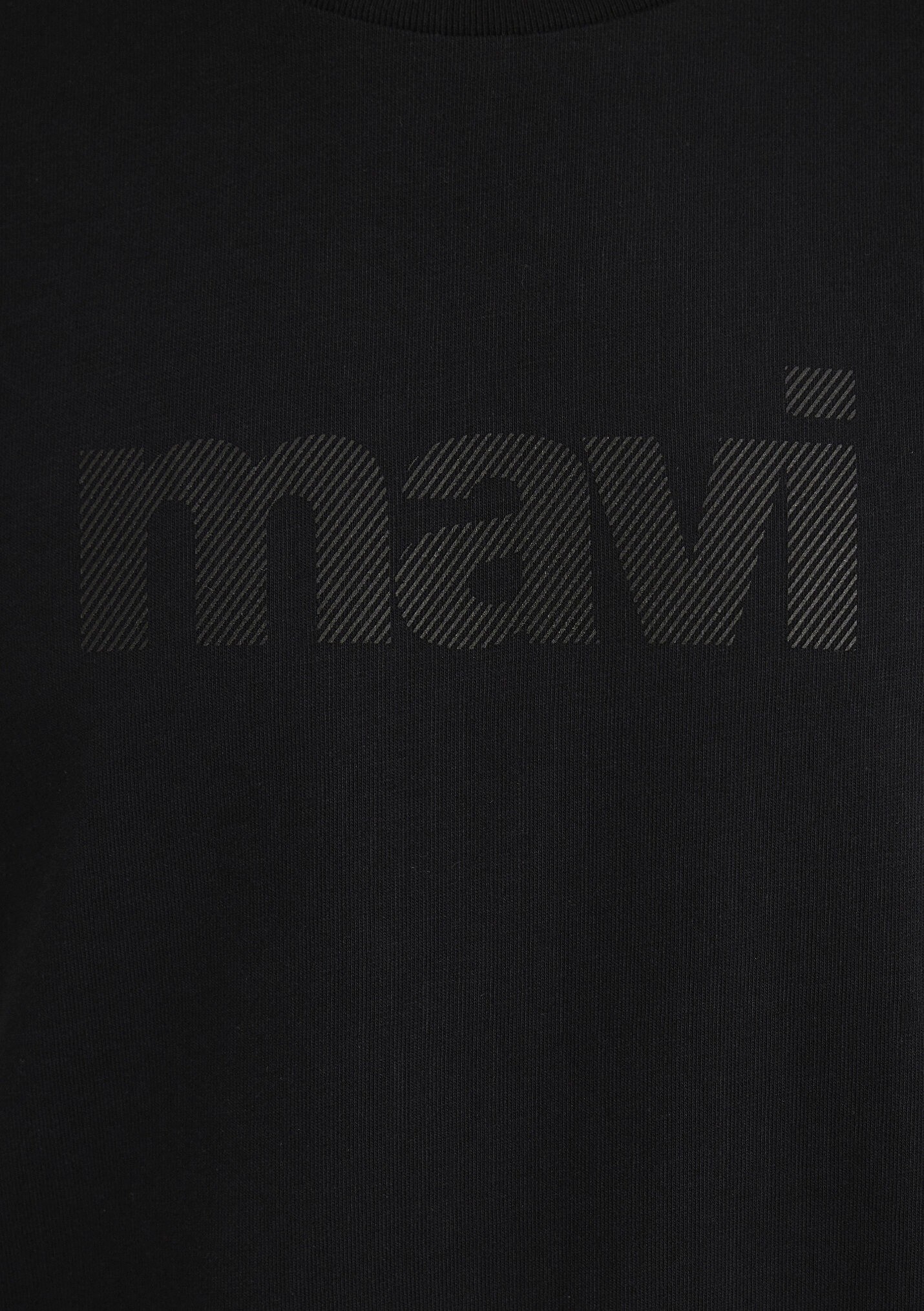 Mavi Logo Baskılı Siyah Erkek Tişört 0611807-900