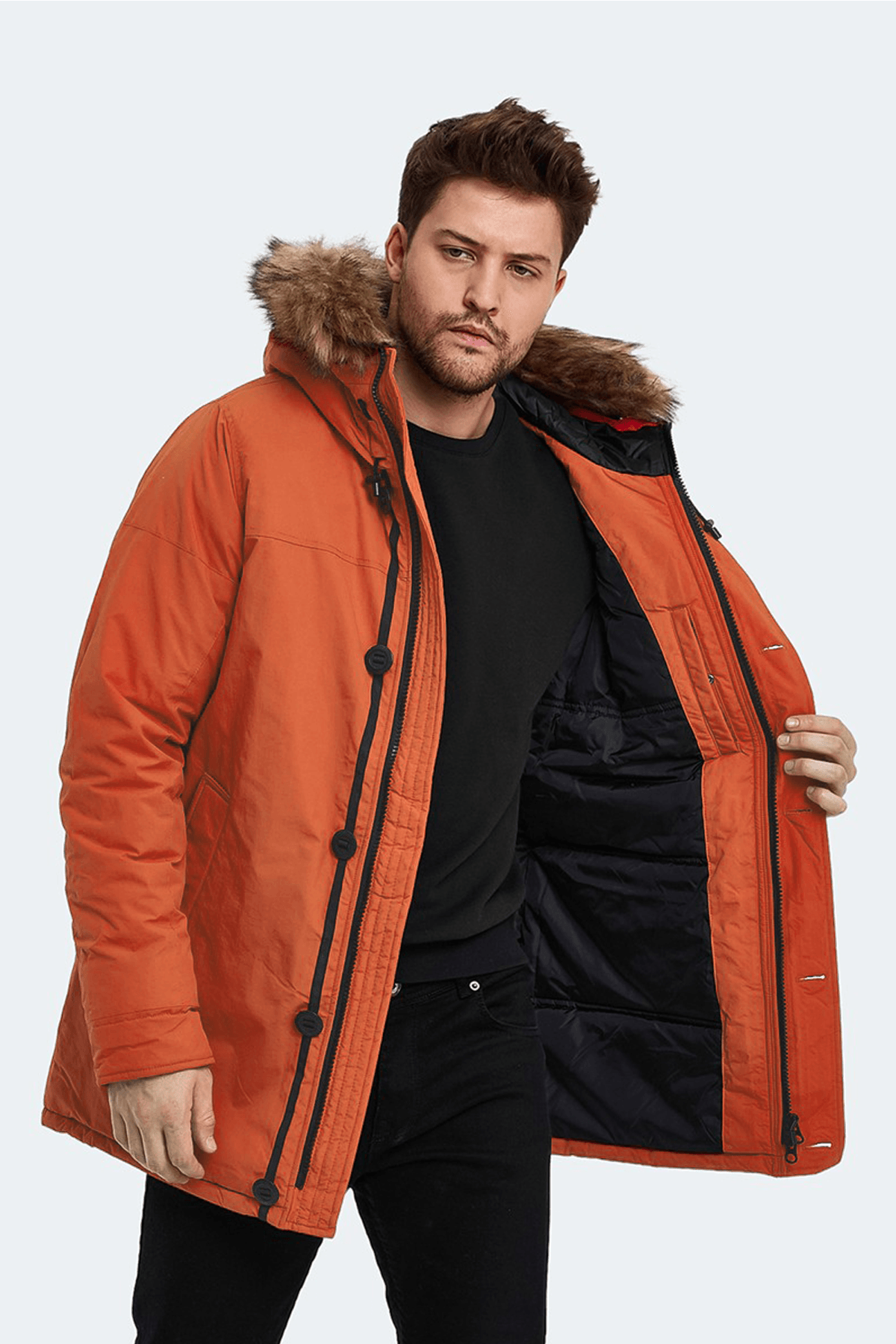 Lumberjack  Freddy Coat Turuncu Erkek Mont