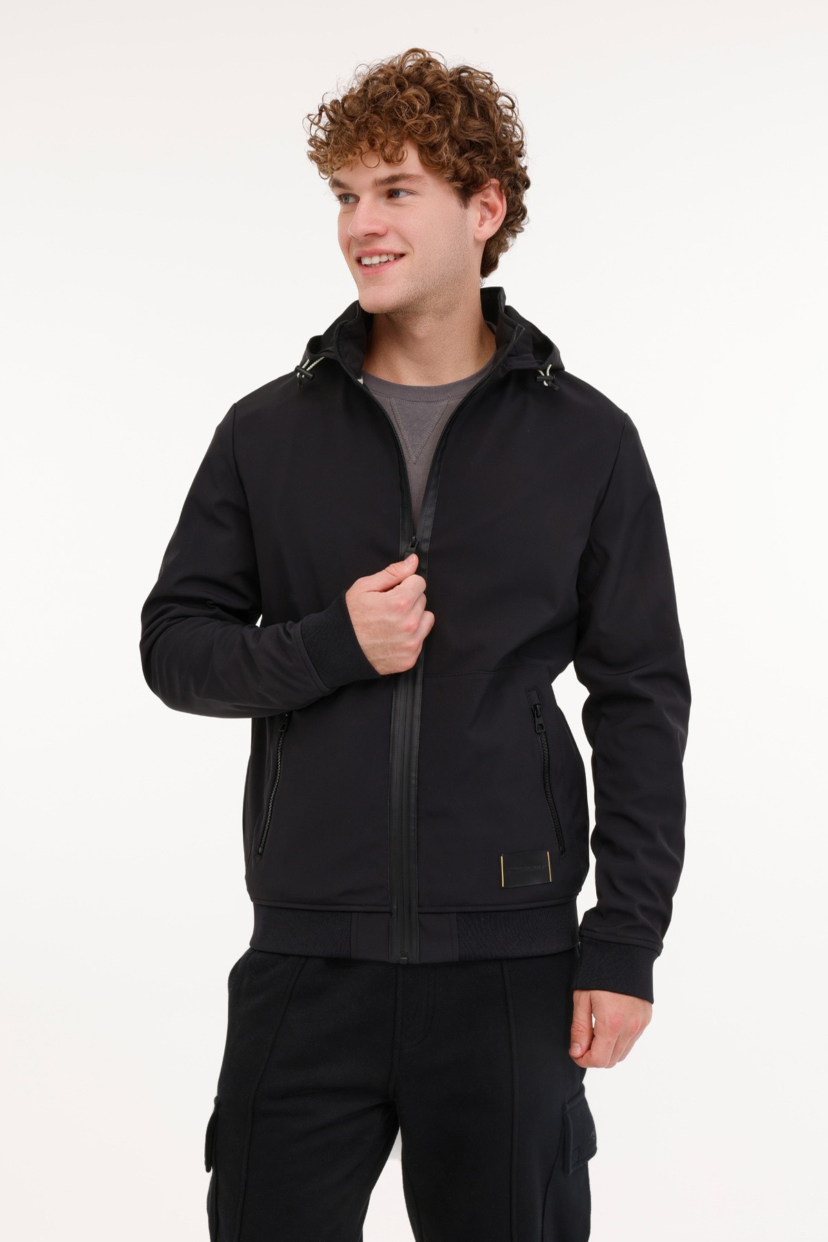 Lumberjack ML GRIN 1-AFW-32 4PR Siyah Erkek Softshell