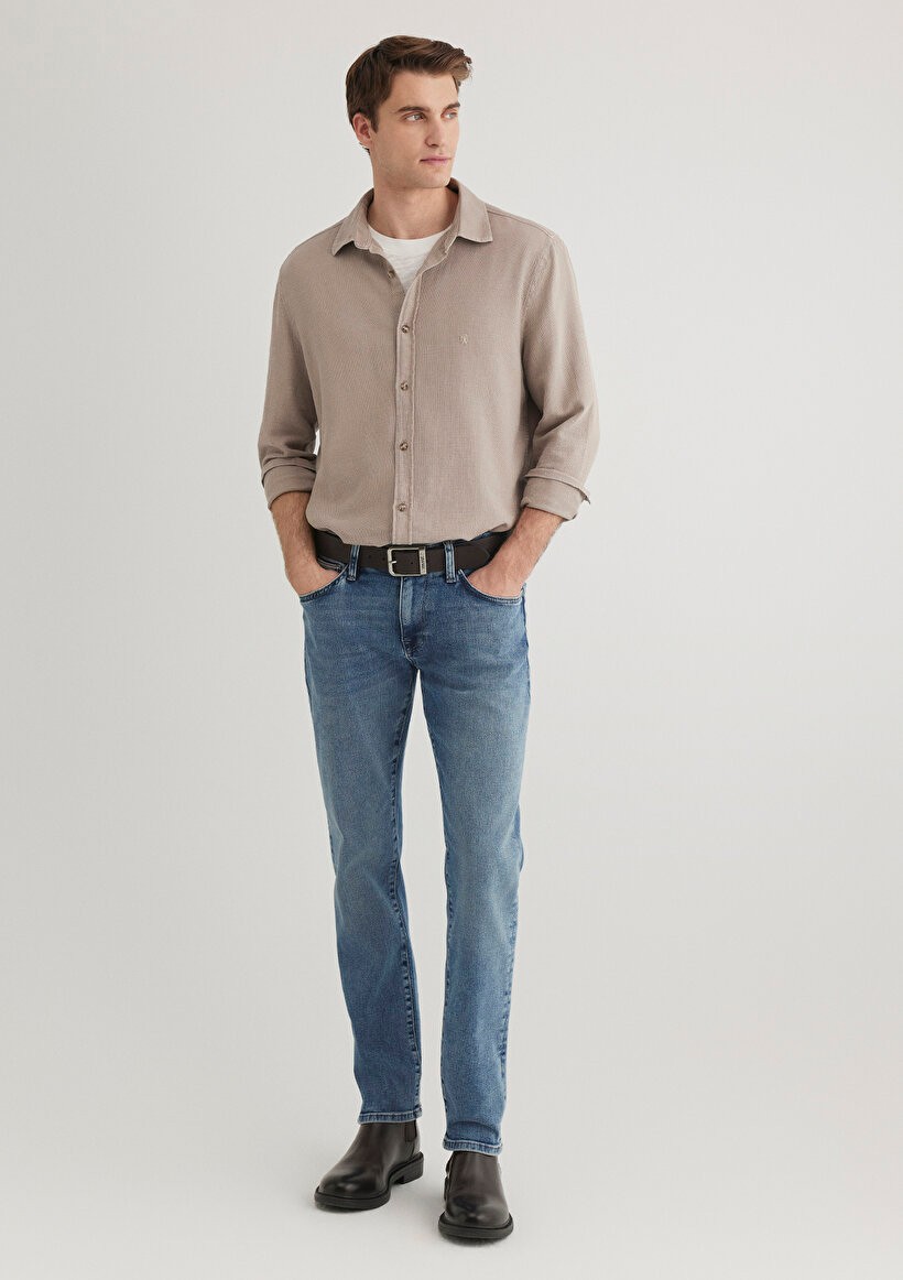 Marcus KRMZBYZ Mavi Premium Indigo Erkek Jean Pantolon 0035183704