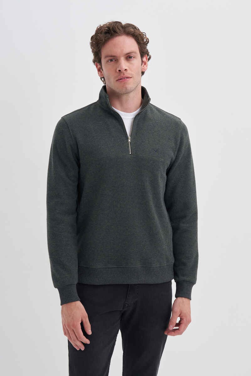 Cazador CAZ 5625 Selanik Yarım Fermuarlı Sweatshirt