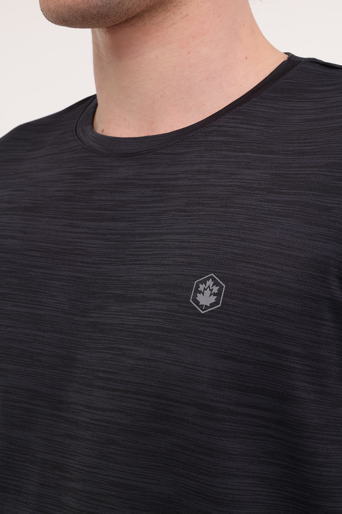 Lumberjack MB CT1328 5FX ANTRASIT MULINE Erkek Kısa Kol T-Shirt