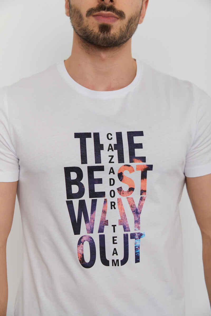 Cazador CAZ 4132 BİSİKLET YAKA T-SHIRT