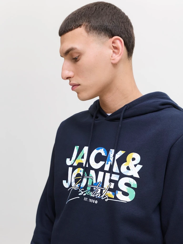 GEPLAS Erkek Lacivert Hoodie
