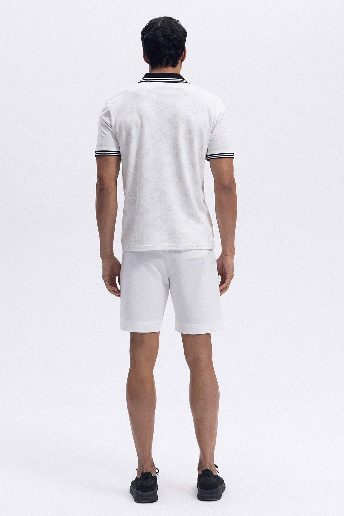 Ellesse Erkek Polo Yaka Beyaz Tişört EM381-WT