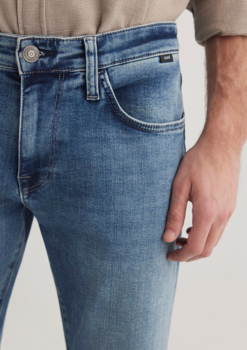 Marcus KRMZBYZ Mavi Premium Indigo Erkek Jean Pantolon 0035183704