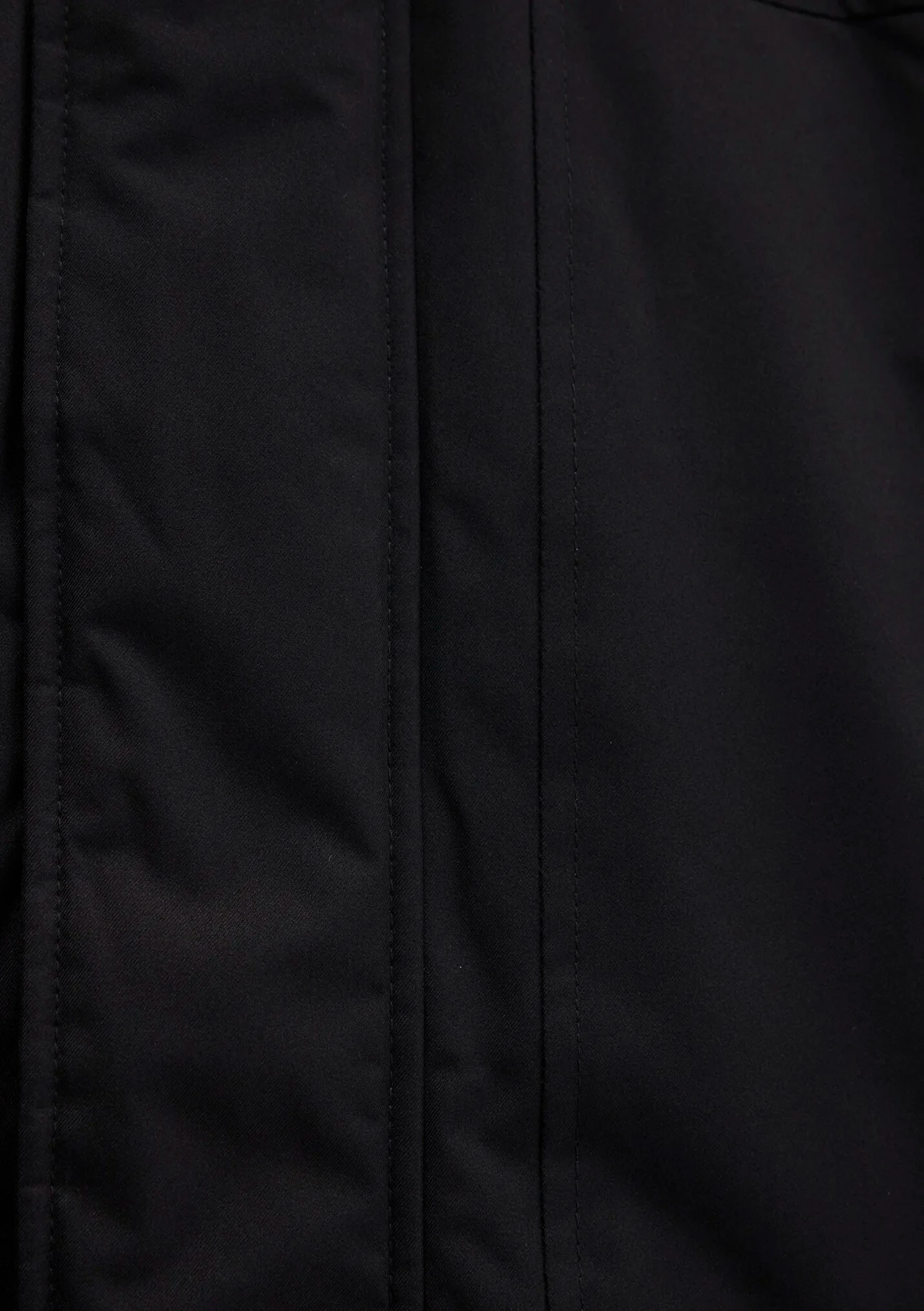 Kapüşonlu Siyah Erkek Parka