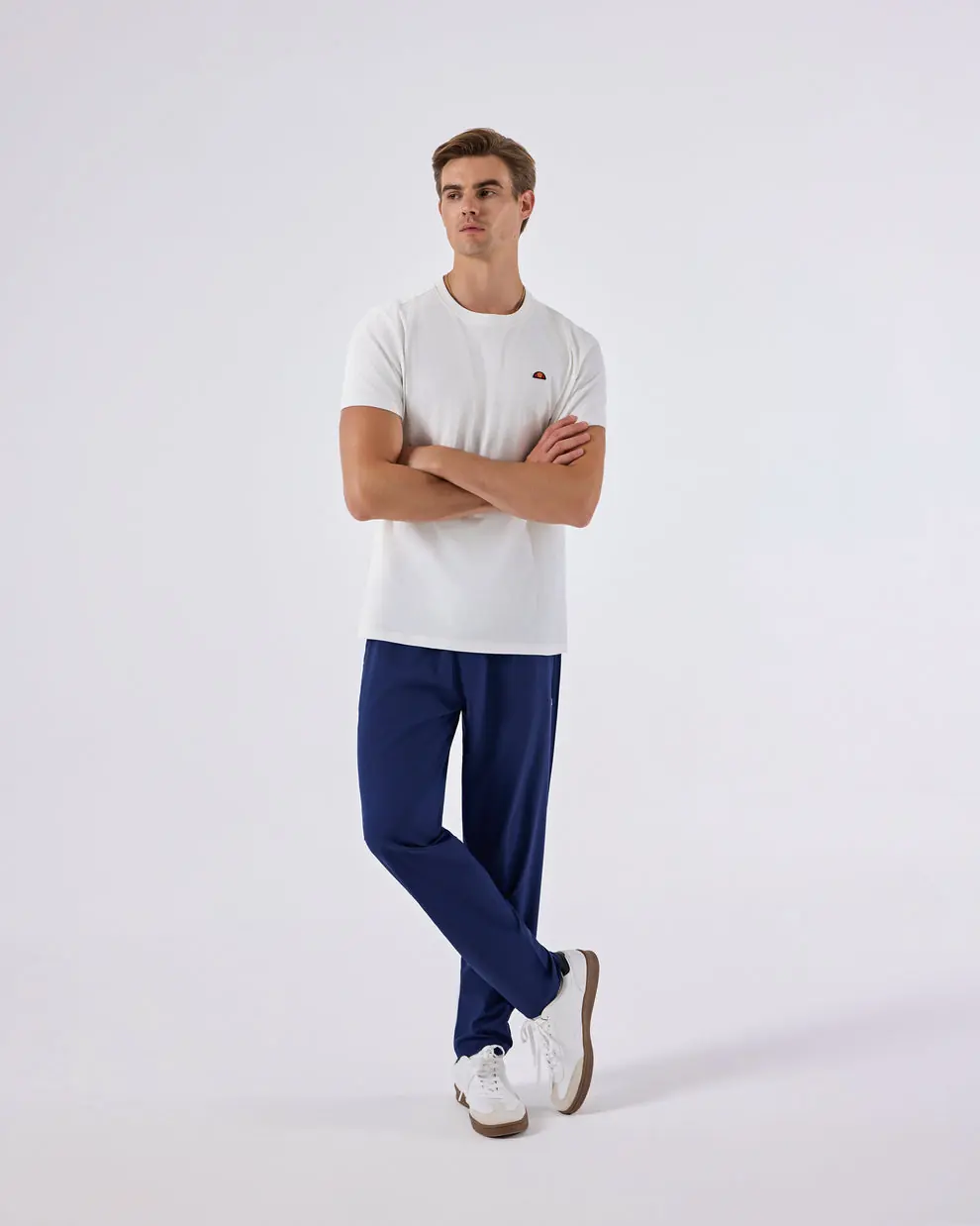 ELLESSE Erkek Beyaz Tişört 6SM5069-OF - UppStairs