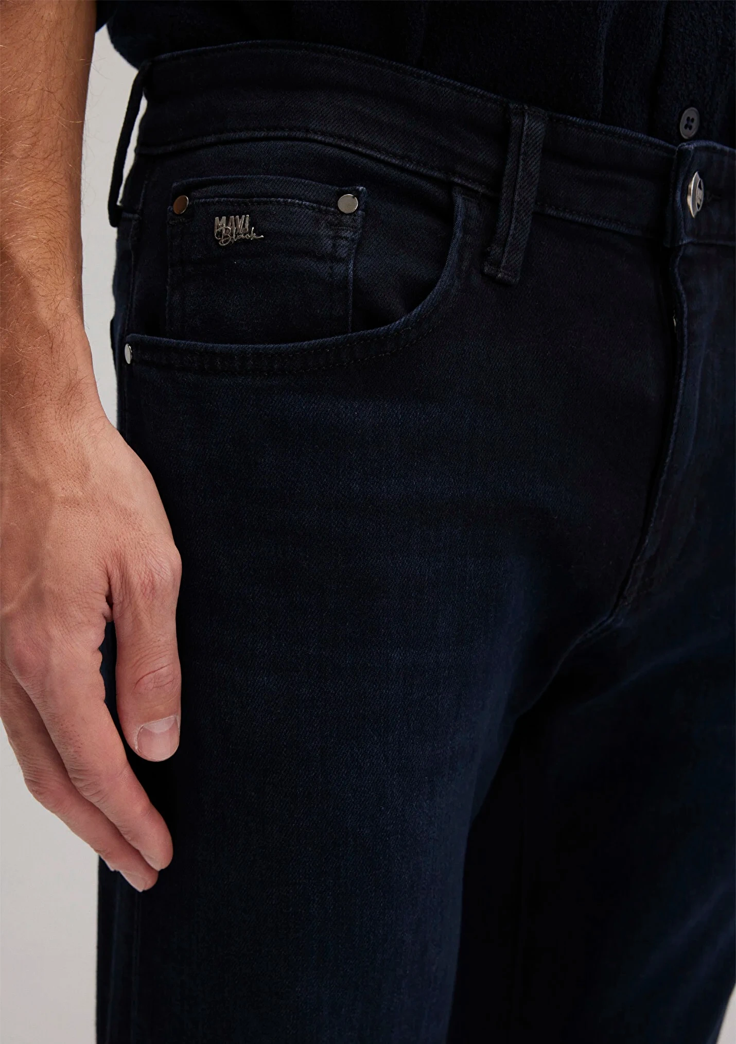 JAKE Deep Midnight Lux Black Erkek Jean Pantolon