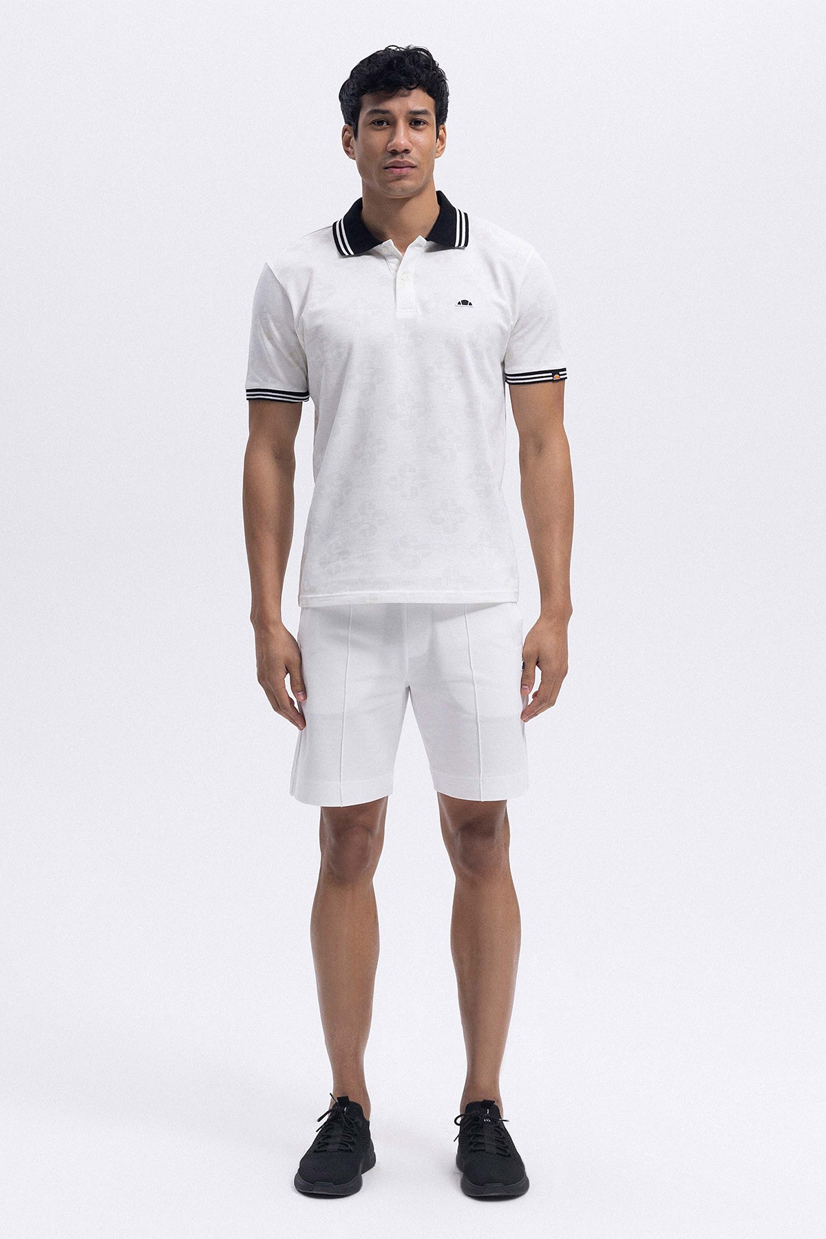 Ellesse Erkek Polo Yaka Beyaz Tişört EM381-WT