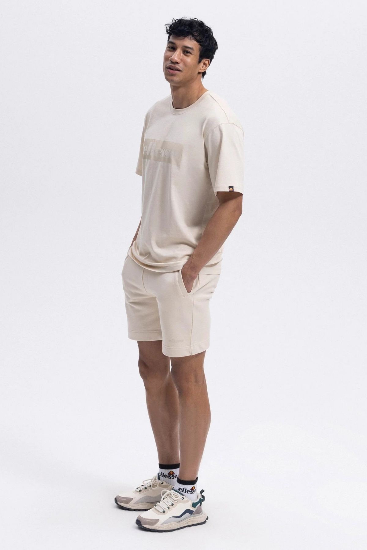 Ellesse Ekru Erkek Tişört EM589-ECR