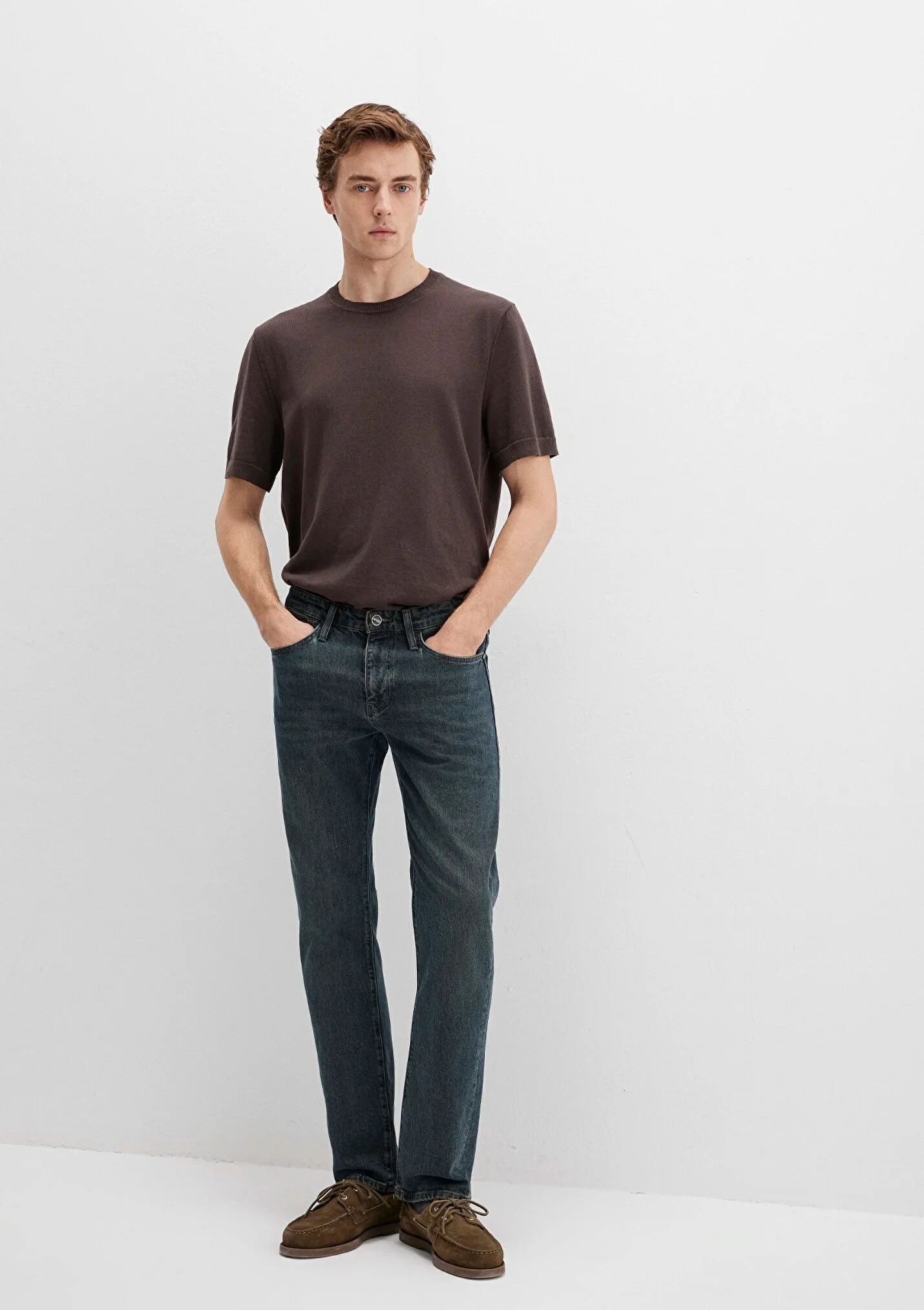 HUNTER Mavi Black Vintage Koyu Mavi Erkek Jean Pantolon