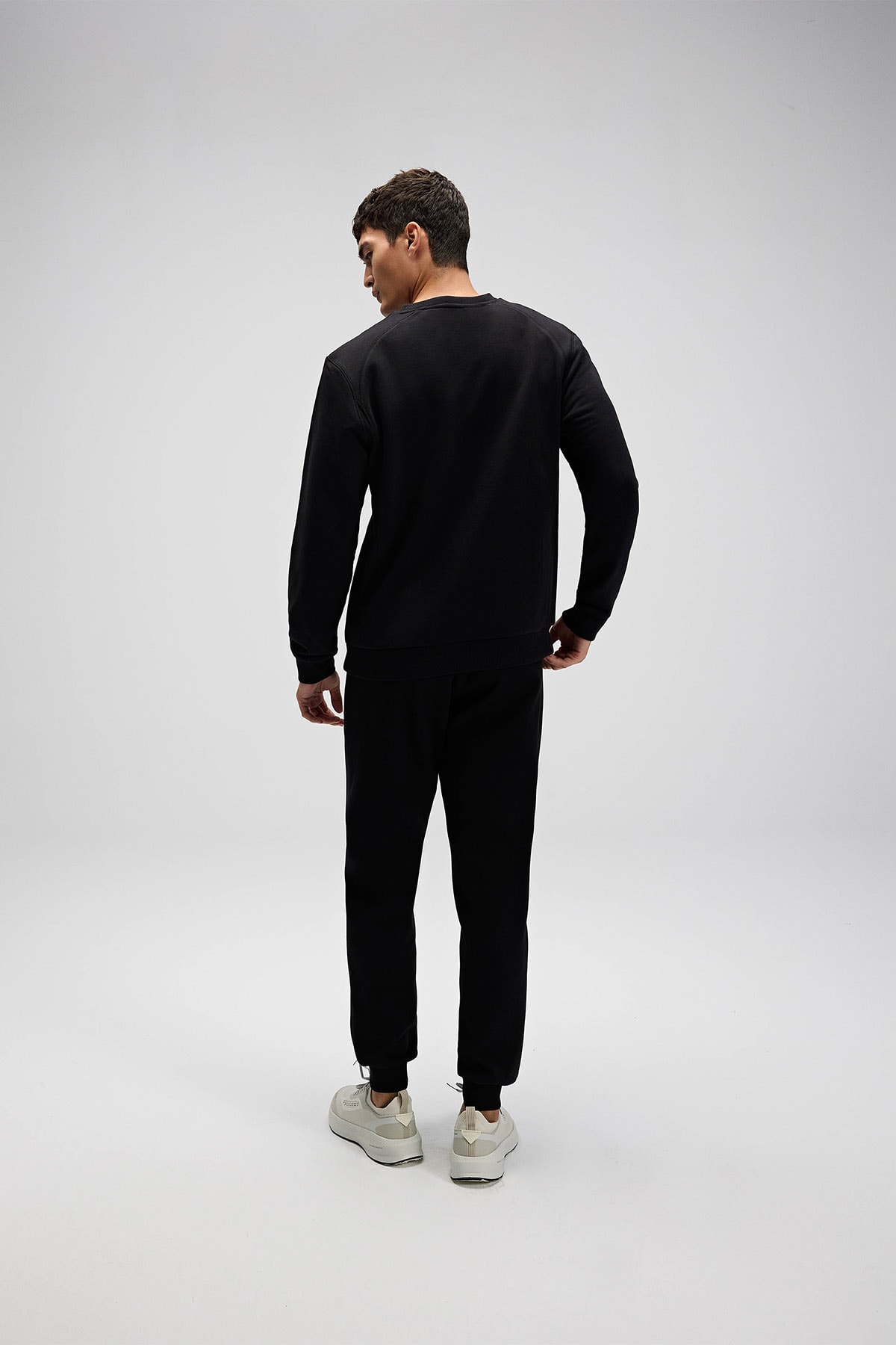 Erkek Siyah Jogger Eşofman Altı EM531-BK