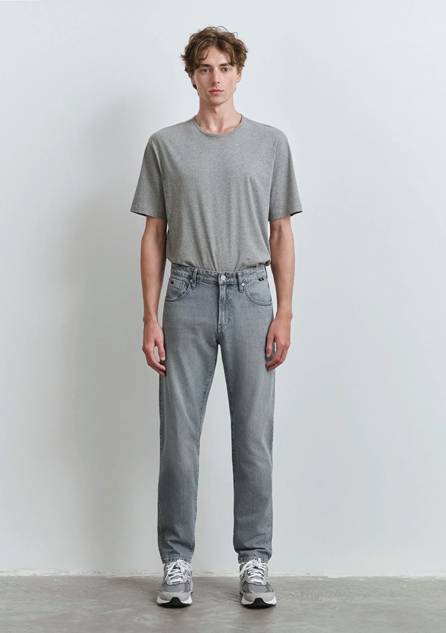 LONDON Classic Denim Buz Gri Erkek Jean Pantolon 0010172-89658