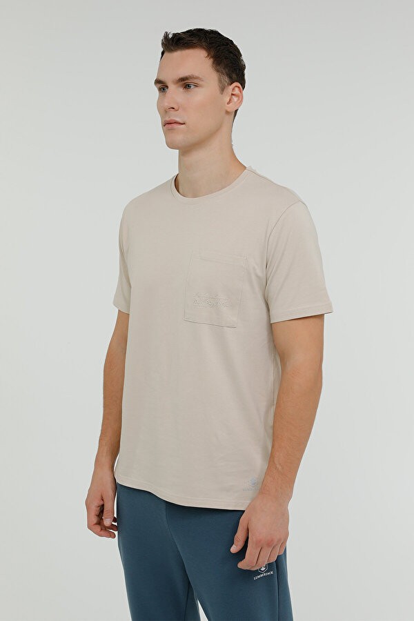 Lumberjack Kavinsky Chest Detailed T-Shirt Erkek
