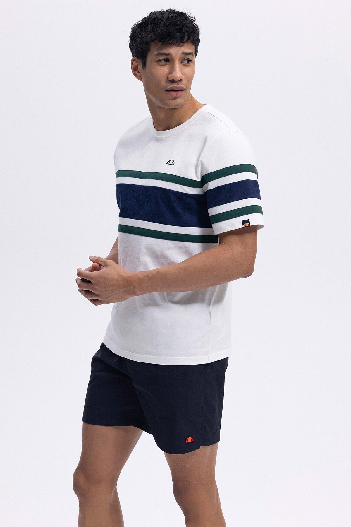 Ellesse Erkek Beyaz Tişört EM358-OF
