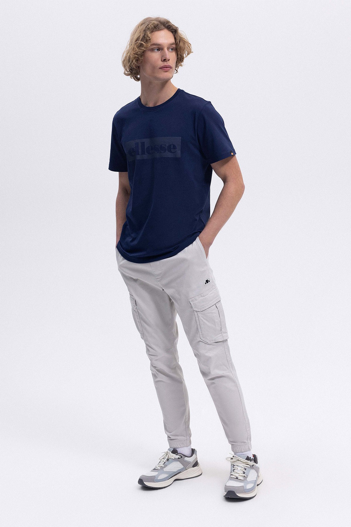 Ellesse Erkek Lacivert Tişört EM589-NV