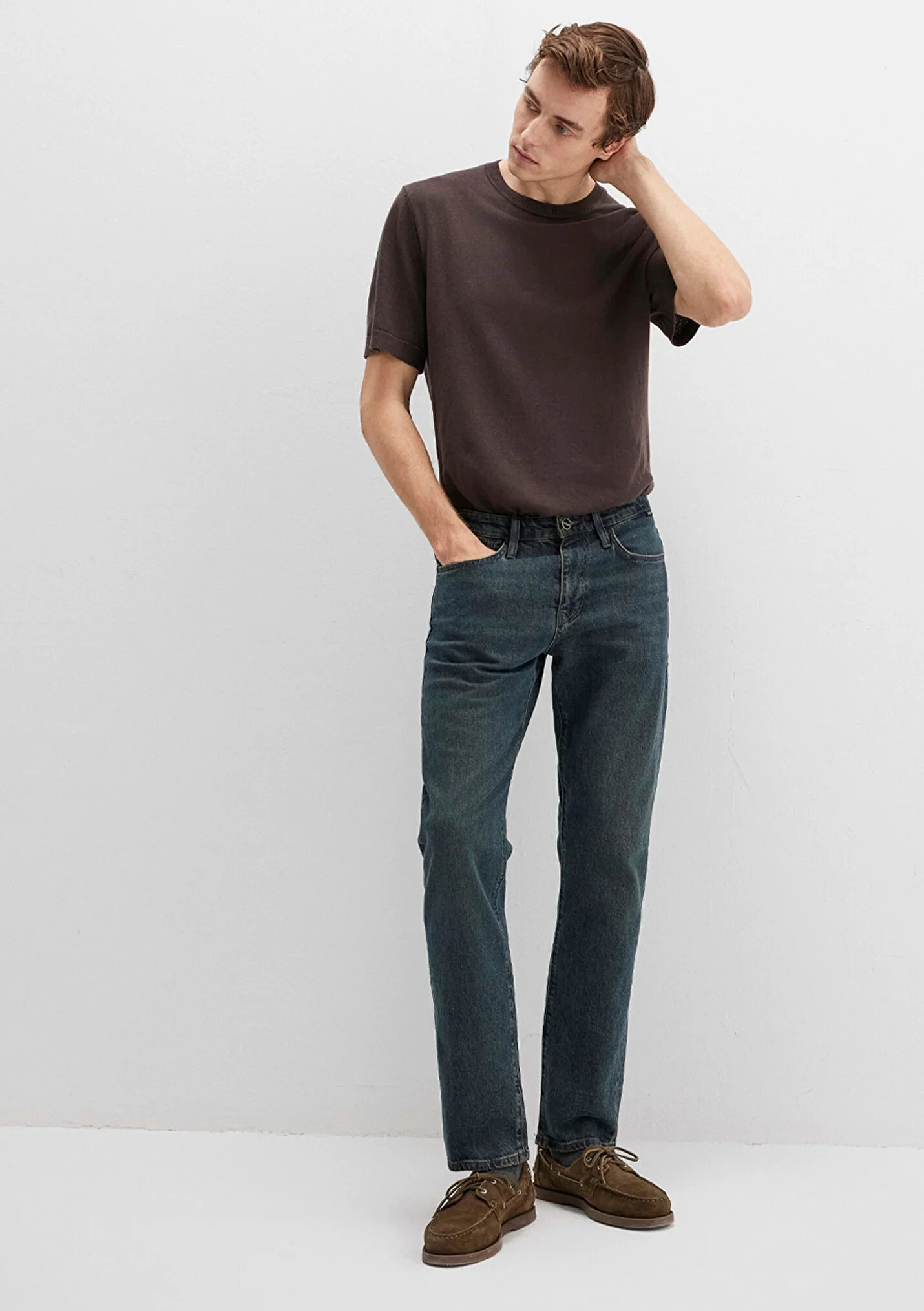 HUNTER Mavi Black Vintage Koyu Mavi Erkek Jean Pantolon