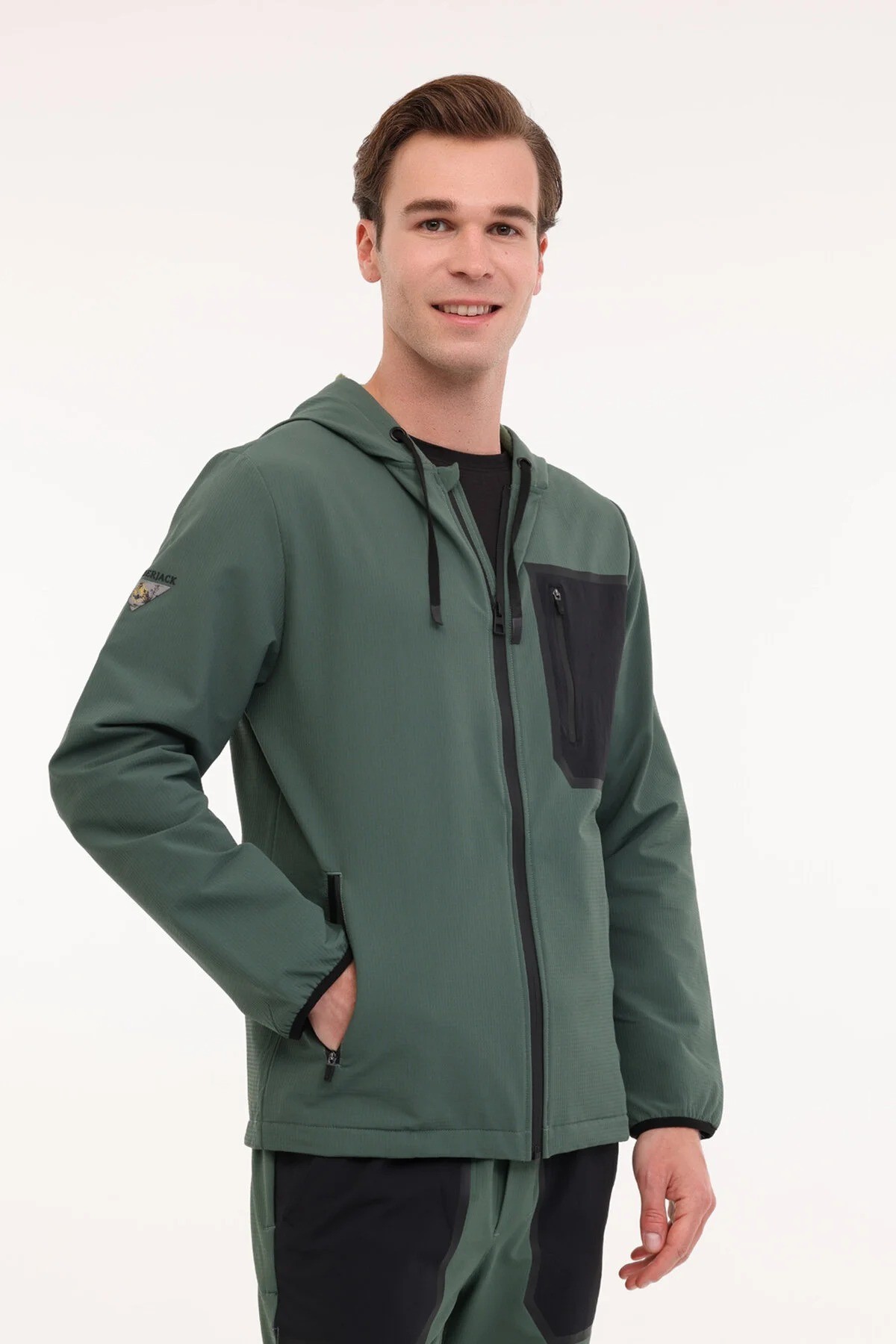 Lumberjack ML ANDRE 18OTD1-32 5FX Yeşil Erkek Eşofman Üstü