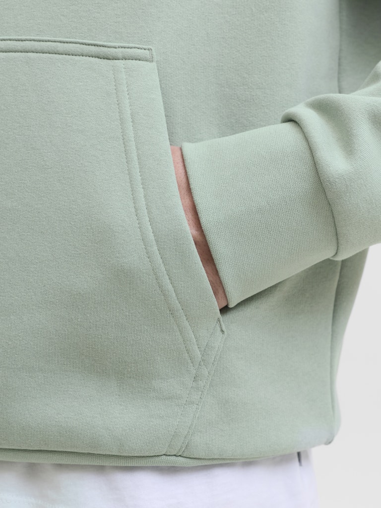 HAYATO Erkek Yeşil Hoodie