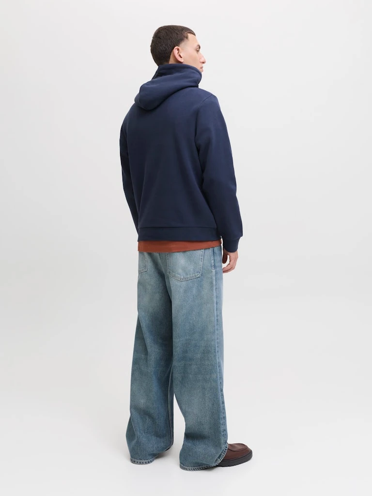 HAYATO Erkek Lacivert Hoodie