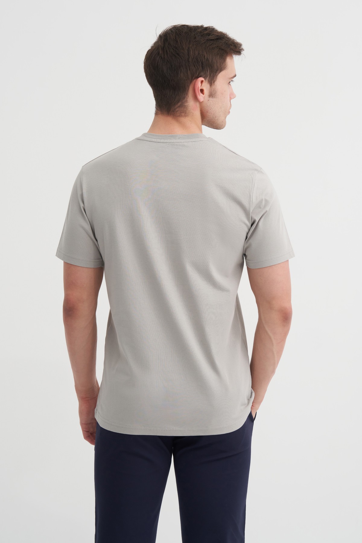 Cazador CAZ 4627 Bisiklet Yaka Erkek T-Shirt