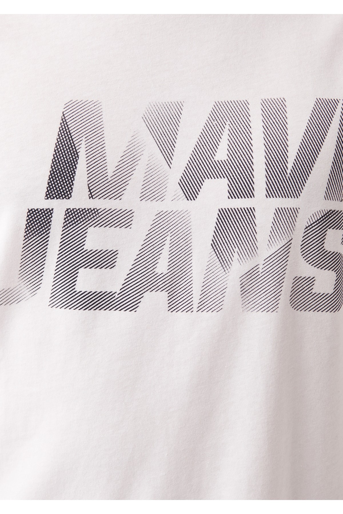 Mavi Mavi Logo Baskılı Tişört Beyaz