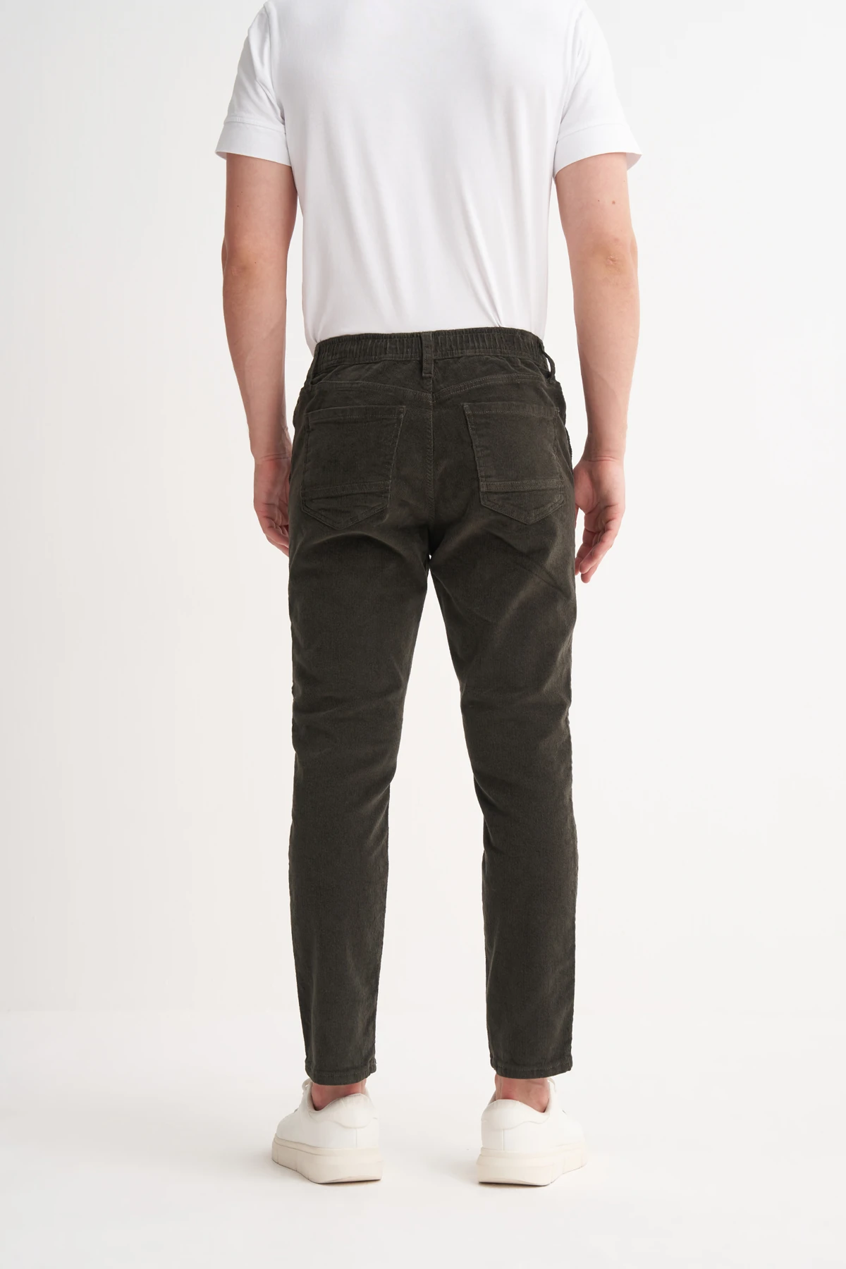 Jogger Haki Erkek Kadife Pantolon CAZ 03015