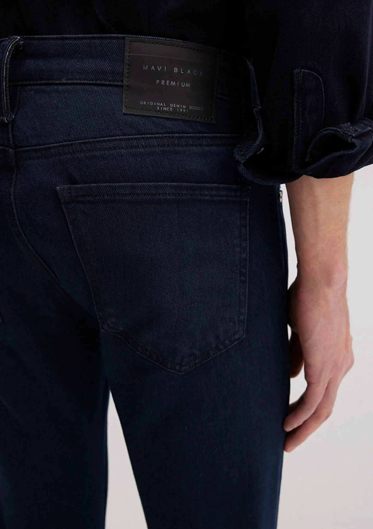 KVNÇ Dark Midnight Mavi Black Erkek Jean Pantolon