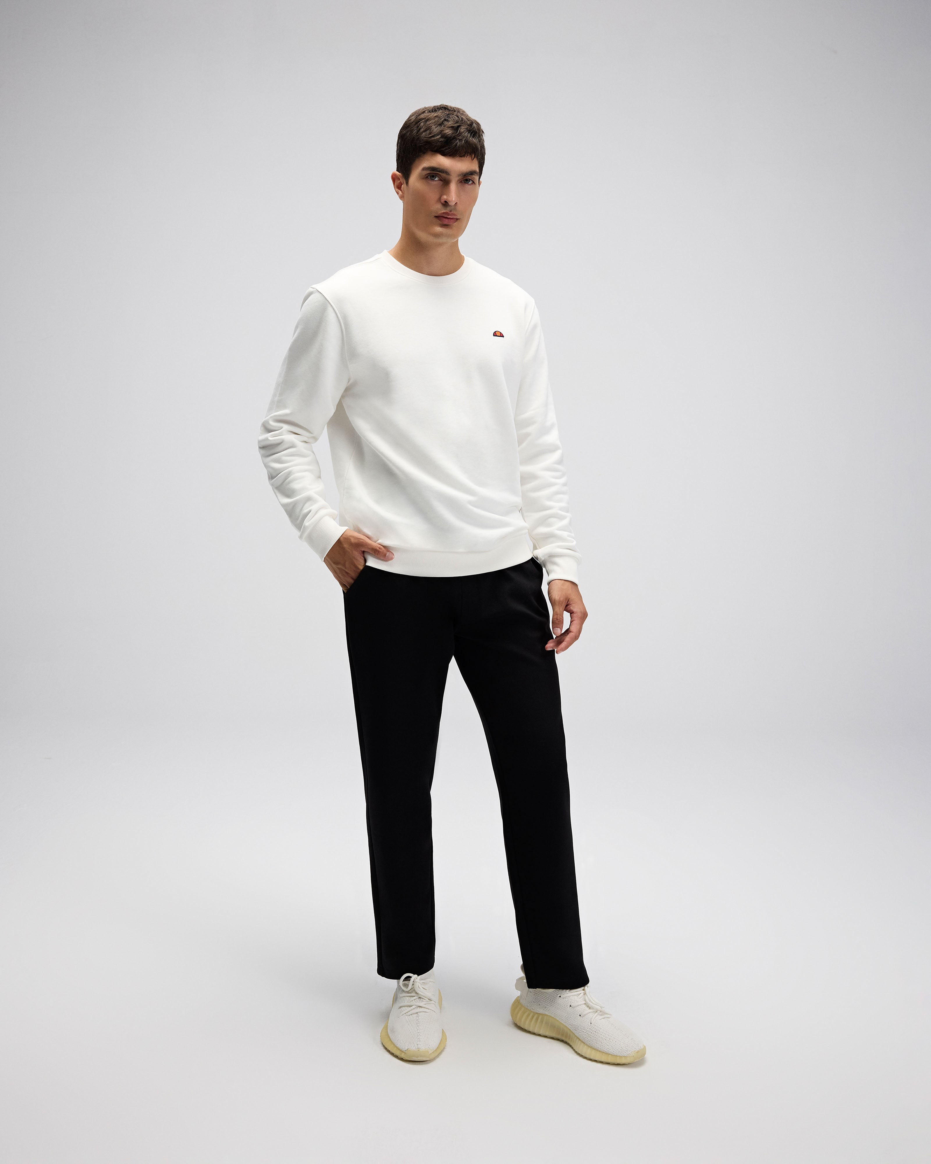 Beyaz Erkek Sweatshirt EM579-OF