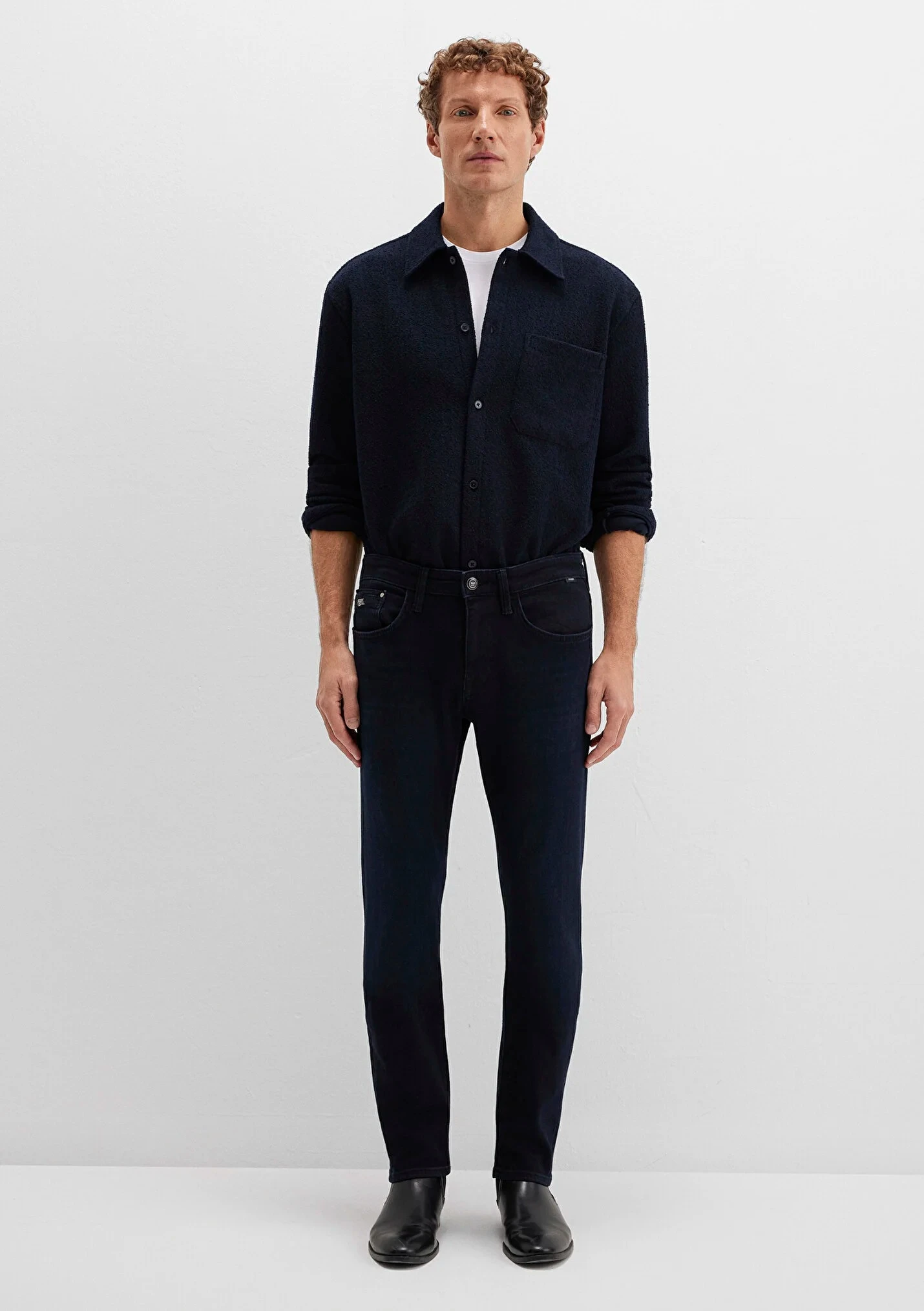 JAKE Deep Midnight Lux Black Erkek Jean Pantolon