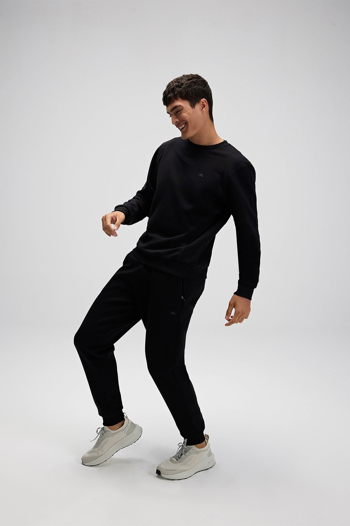 Erkek Siyah Jogger Eşofman Altı EM531-BK