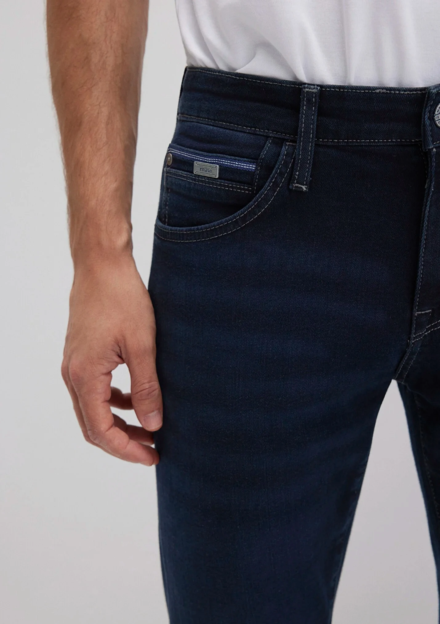 JAMES Premium Koyu Mürekkep Erkek Jean Pantolon