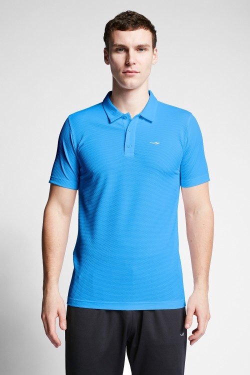 LESCON - 23S-1297-23B KISA KOL POLO YAKA TSHIRT