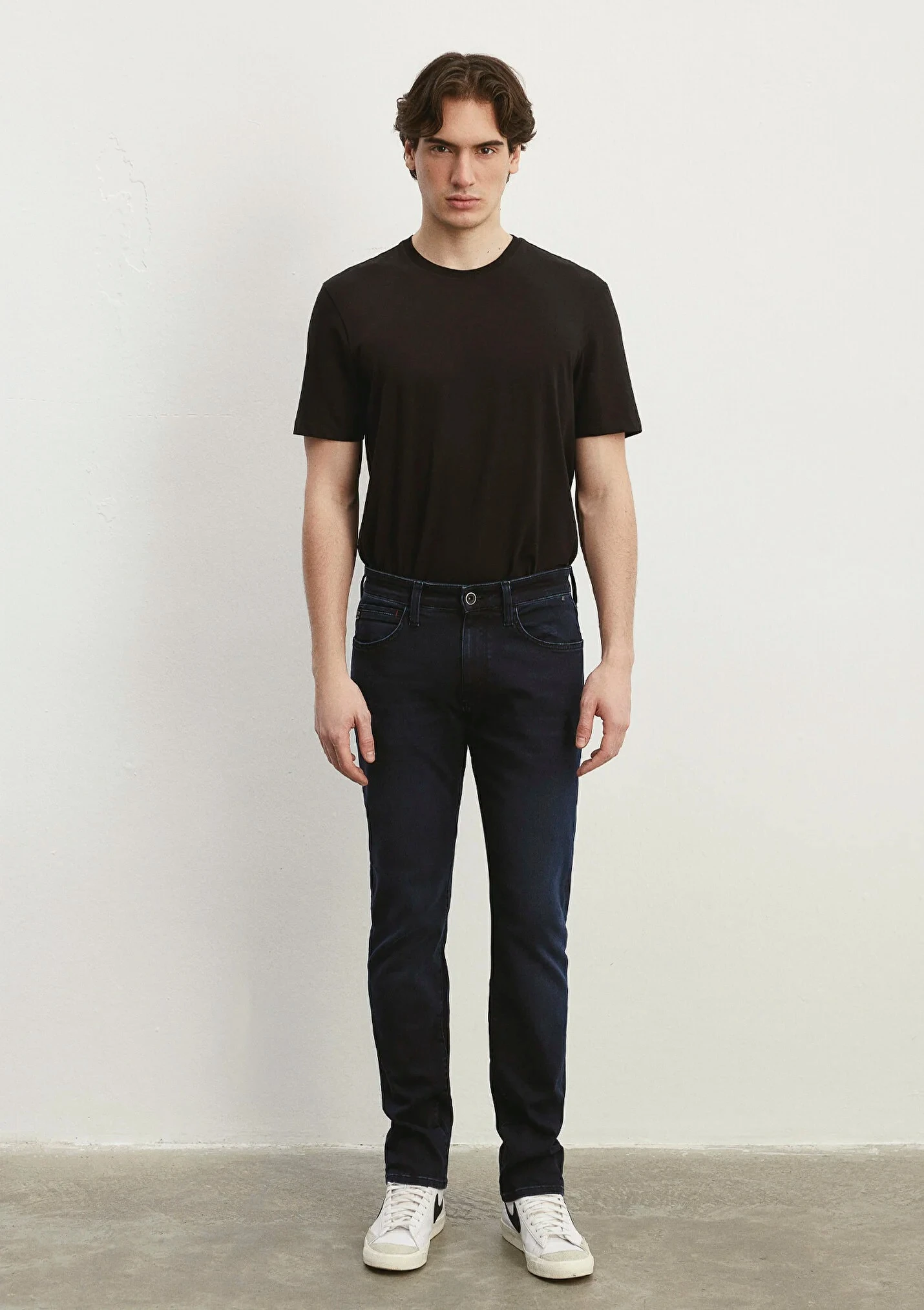 Marcus Pro Sport Mürekkep Mavi Erkek Jean Pantolon