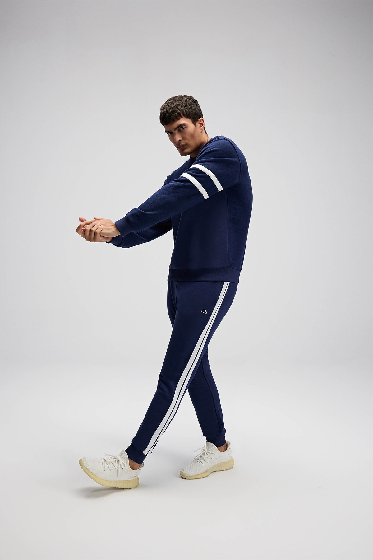 Erkek Lacivert Sweatshirt EM618-NV