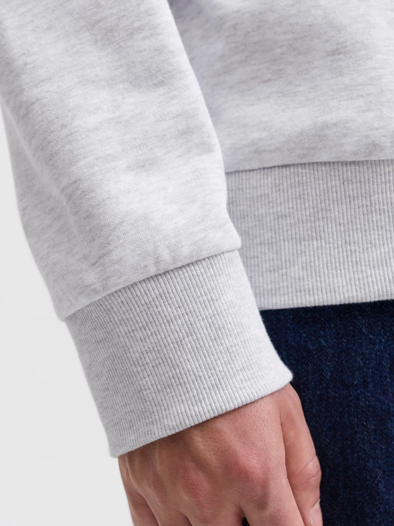 GEPLAS Erkek Gri Melanj Hoodie