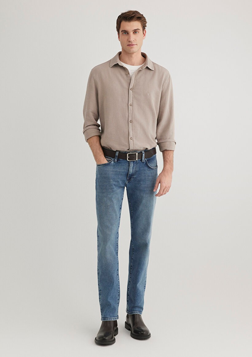 Marcus KRMZBYZ Mavi Premium Indigo Erkek Jean Pantolon 0035183704