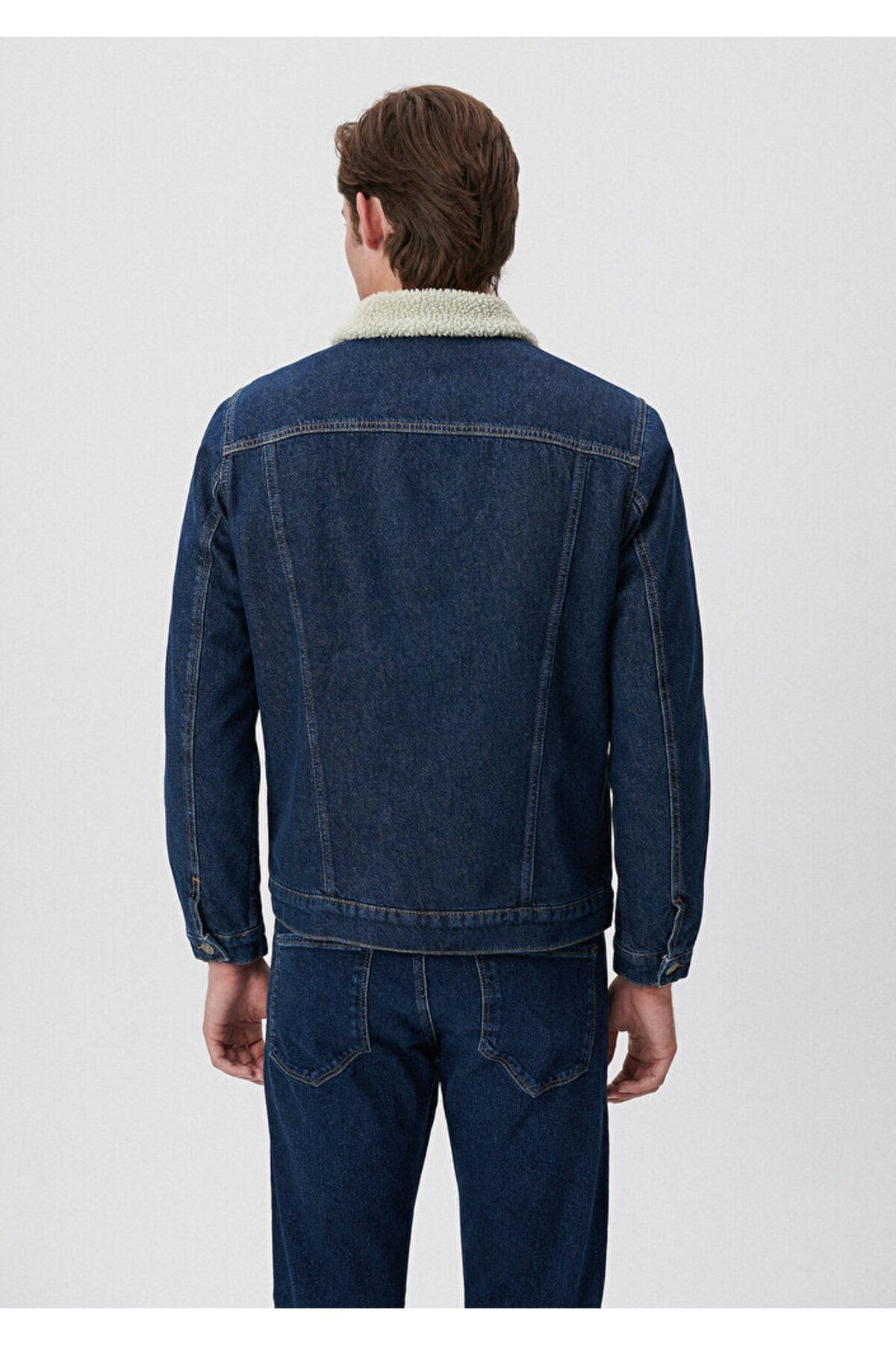 Mavi FRANK Rinse Sherpa Denim Ceket 0115285837